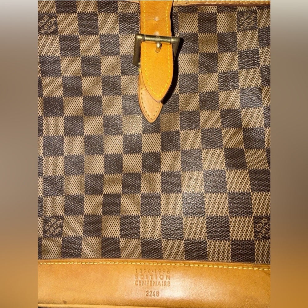 Louis Vuitton Brown and Tan Checkered Backpack - Picture 2 of 6